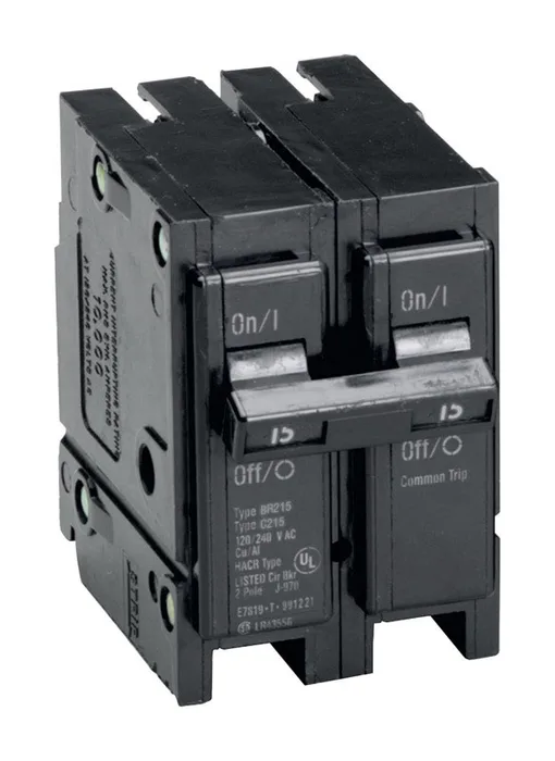 Eaton 15 amps Plug In 2-Pole Circuit Breaker