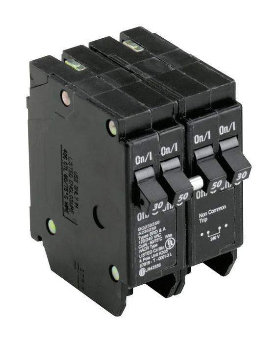 Eaton 30/50 amps Plug In 4-Pole Circuit Breaker