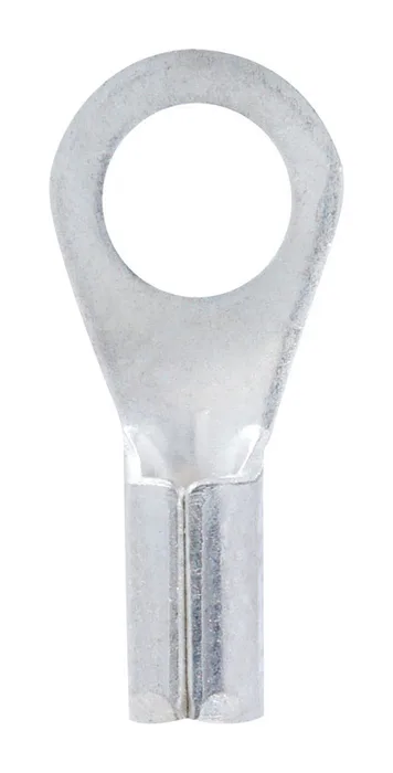 Jandorf 16-14 Ga. Uninsulated Wire Ring Terminal Silver 5 pk