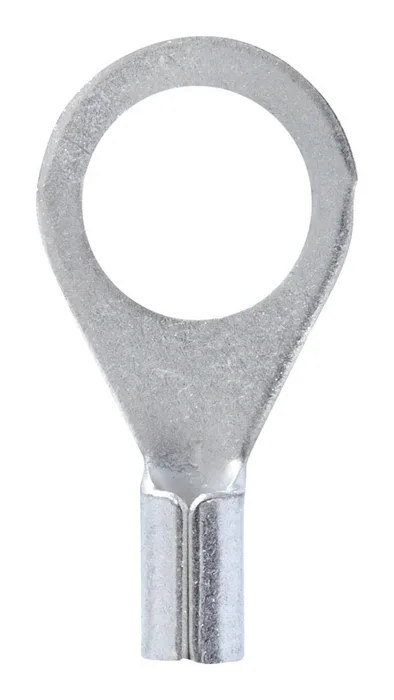 Jandorf 16-14 Ga. Uninsulated Wire Ring Terminal Silver 5 pk