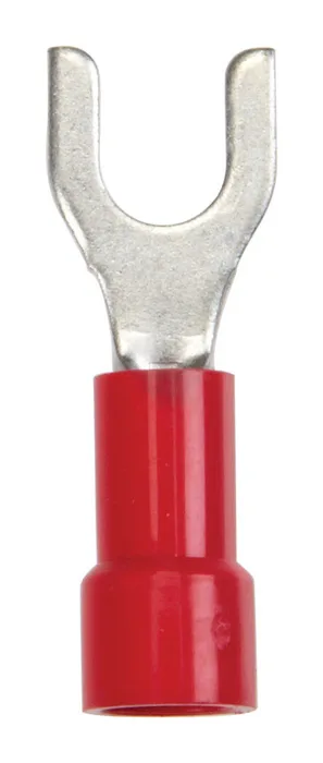 Jandorf 22-18 Ga. Insulated Wire Spade Terminal Red 5 pk