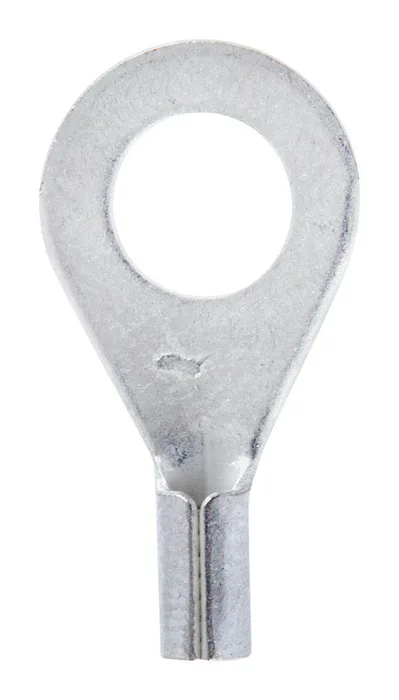 Jandorf 22-18 Ga. Uninsulated Wire Ring Terminal Silver 5 pk