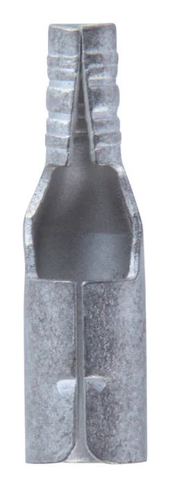Jandorf 22-18 Ga. Uninsulated Wire Female Bullet Silver 5 pk