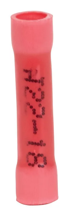 Jandorf 22-18 Ga. Insulated Wire Terminal Butt Splice Red 5 pk