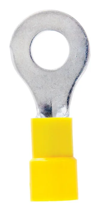 Jandorf 12-10 Ga. Insulated Wire Ring Terminal Yellow 5 pk