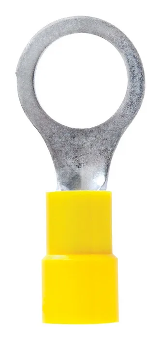 Jandorf 12-10 Ga. Insulated Wire Ring Terminal Yellow 5 pk