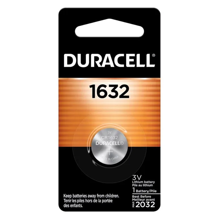 Duracell Lithium Coin 1632 3 V 137 mAh Medical Battery 1 pk (Pack of 6)