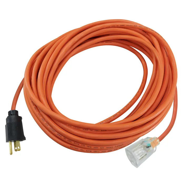 Projex Indoor or Outdoor 50 ft. L Orange Extension Cord 12/3 SJTW (Pack of 2)