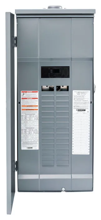 Square D HomeLine 200 amps 120/240 V 30 space 60 circuits Wall Mount Main Breaker Load Center