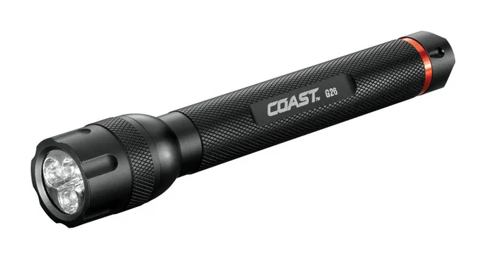 Coast G26 415 lm Silver LED Flashlight AA Battery