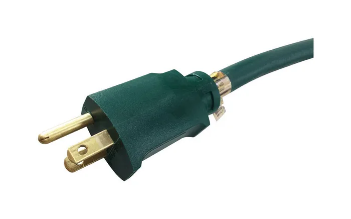 Projex Indoor or Outdoor 25 ft. L Green Triple Outlet Cord 14/3 STW