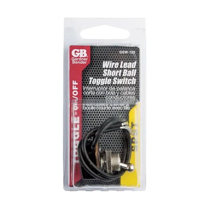 Gardner Bender 20 amps Single Pole Toggle Switch Silver 1 pk