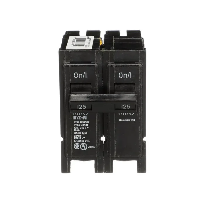 Eaton 125 amps Plug In 2-Pole Circuit Breaker
