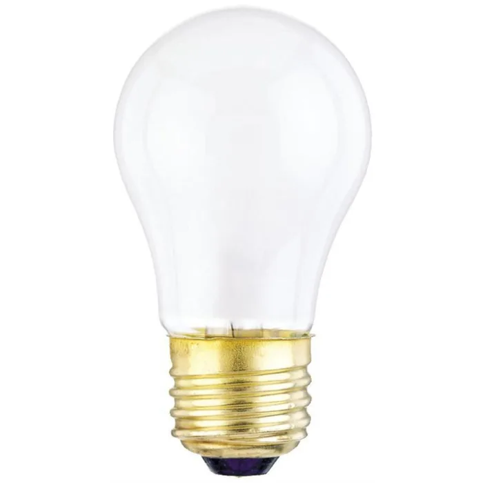 Westinghouse 15 W A15 Appliance Incandescent Bulb E26 (Medium) White 2 pk