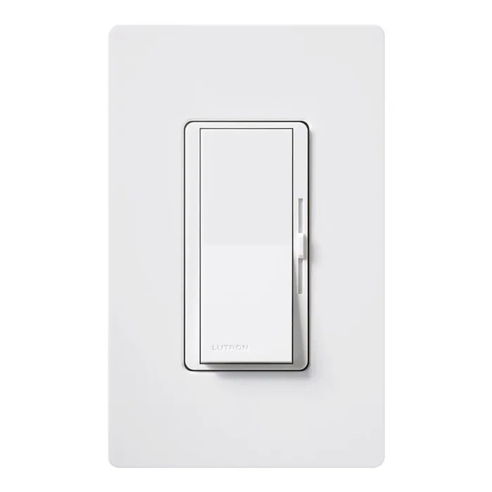 Lutron Diva White 300 W Tap Dimmer Switch 1 pk (Pack of 3)