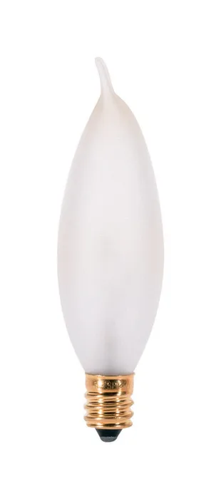 Satco 25 W CA9 Chandelier Incandescent Bulb E12 (Candelabra) Soft White 2 pk (Pack of 10)