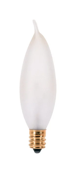 Satco 15 W CA9 Chandelier Incandescent Bulb E12 (Candelabra) Soft White 2 pk (Pack of 10)