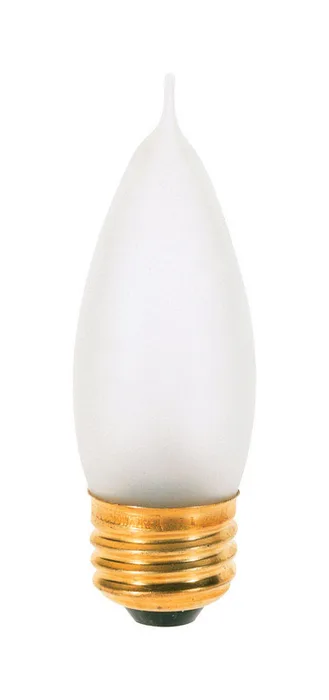 Satco 25 W CA10 Decorative Incandescent Bulb E26 (Medium) Soft White 2 pk (Pack of 10)
