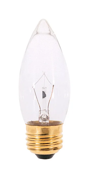 Satco 25 W B11 Decorative Incandescent Bulb E26 (Medium) Soft White 2 pk (Pack of 10)
