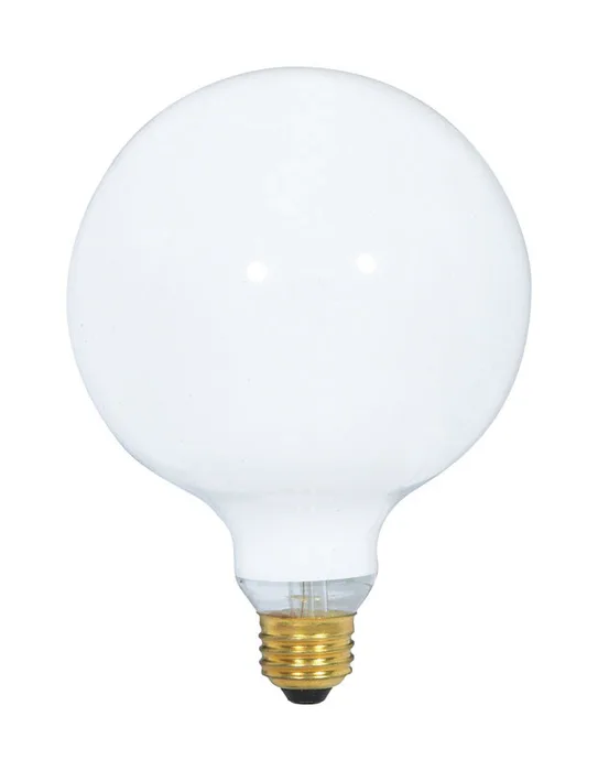 Satco 60 W G40 Globe Incandescent Bulb E26 (Medium) Soft White 1 pk (Pack of 6)