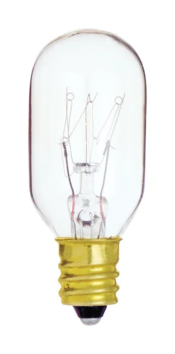 Satco 15 W T7 Specialty Incandescent Bulb E12 (Candelabra) Soft White 1 pk (Pack of 12)