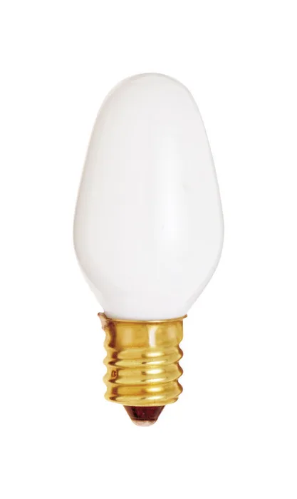 Satco 7 W C7 Nightlight Incandescent Bulb E12 (Candelabra) Soft White 2 pk (Pack of 20)