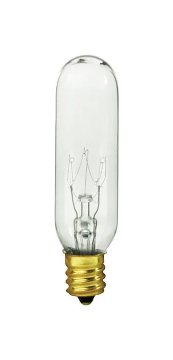 Satco 15 W T6.5 Specialty Incandescent Bulb E12 (Candelabra) Soft White 1 pk (Pack of 10)