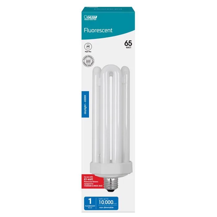 Feit 65 W PL 2.8 in. D X 3.12 in. L CFL Bulb Daylight Utility 6500 K 1 pk