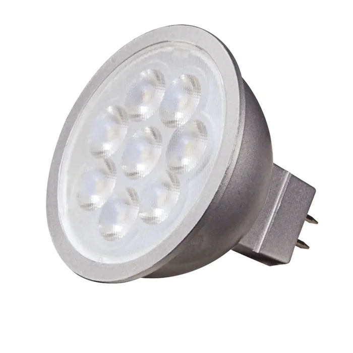 Satco MR16 GU5.3 LED Bulb Warm White 50 Watt Equivalence 1 pk (Pack of 12)