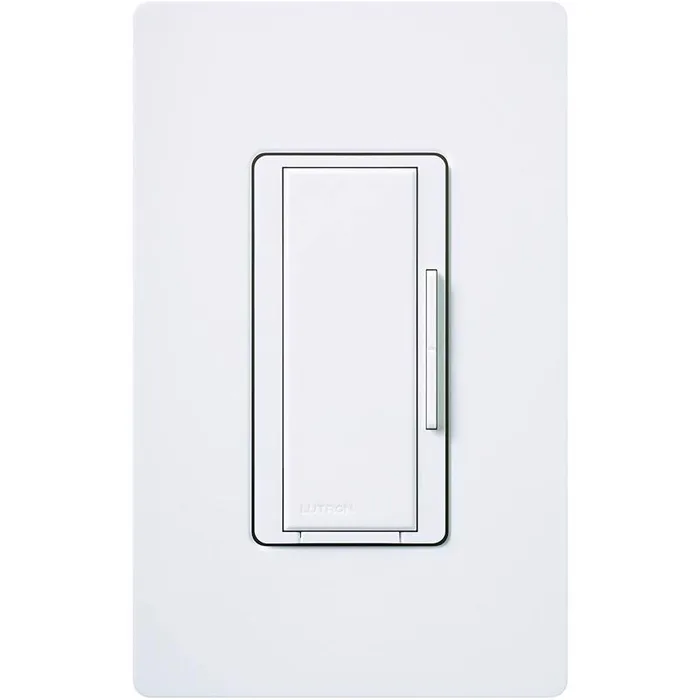 Lutron Maestro White 600 W Dual Control Dimmer Switch 1 pk