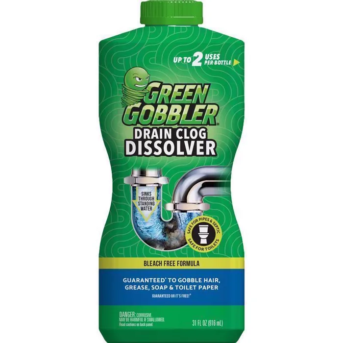 Green Gobbler Liquid Drain Clog Remover 31 oz (Pack of 6)