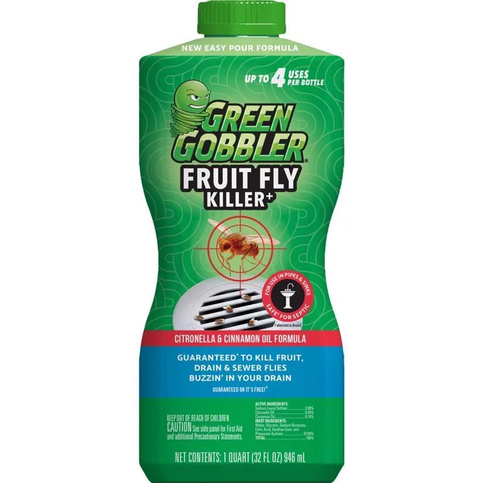 Green Gobbler Liquid Fruit Fly Killer 32 fl. oz. (Pack of 6)