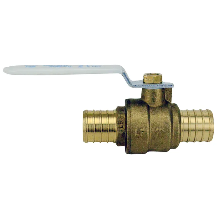 Apollo 1 in. Brass Crimp Ball Valve Standard Port Quarter-Turn Lever For Potable Water (Pack of 6)