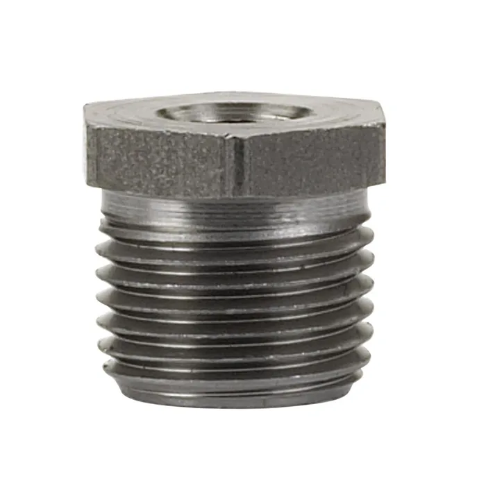 Billco Corporation 1/4 in. MPT X 1/8 in. D MPT Black Steel Hex Bushing (Pack of 5)