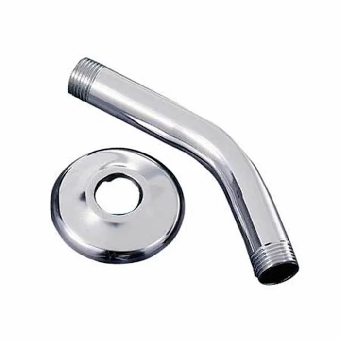 PlumbCraft Chrome 6 in. Shower Arm and Flange (Pack of 5)