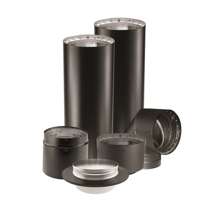 DuraVent DVL 6 in. D X 60 in. L Aluminum/Galvanized Steel Double Wall Stove Pipe Kit