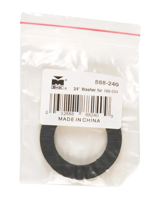 B&K 3/4 in. D Rubber Rubber Washer 5 (Pack of 5)