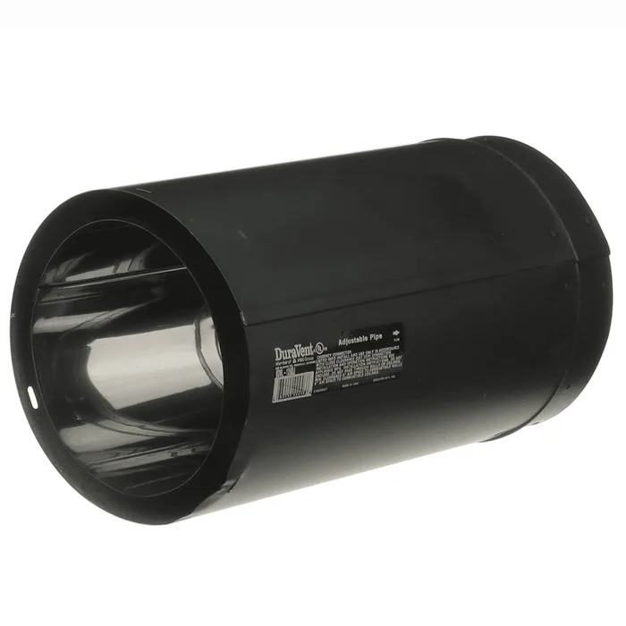 DuraVent DVL 6 in. D X 12 in. L Aluminum/Galvanized Steel Double Wall Stove Pipe