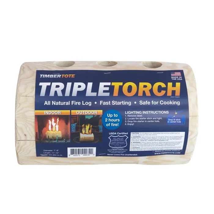 TimberTote Kiln Wood Firewood 2-2.5 hr 1 pk