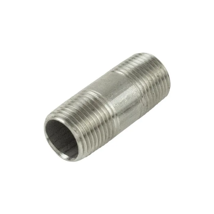 BK Products Proline 1 in. MIP in. X 1 in. D MIP Stainless Steel 2 in. L Nipple