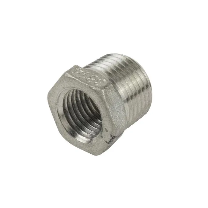 BK Products Proline 1/2 in. MIP in. X 3/8 in. D FIP Stainless Steel 4 in. L Adapter Bushing