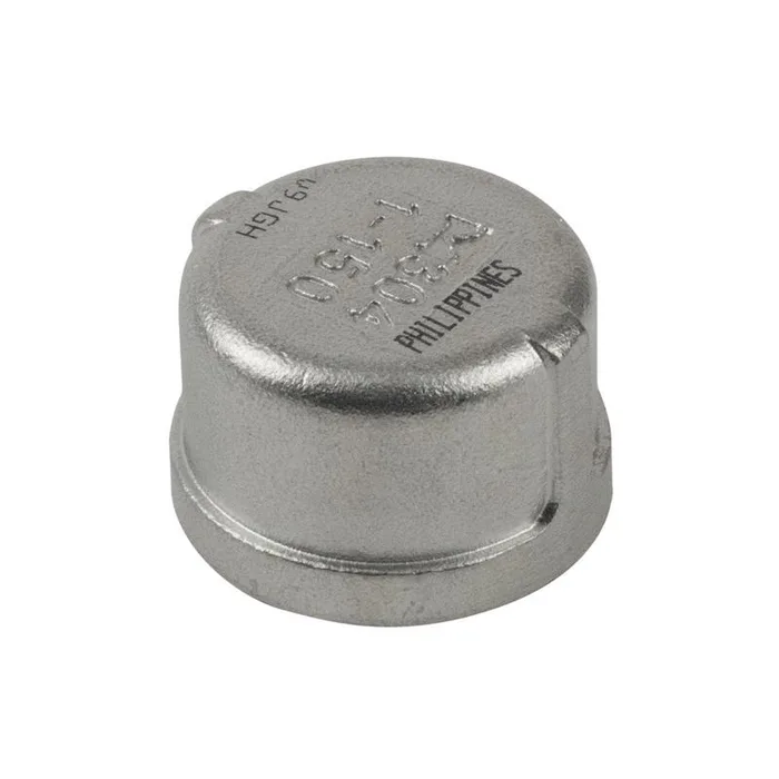BK Products Proline 3/8 in. FIP in. Stainless Steel 4 in. L Cap