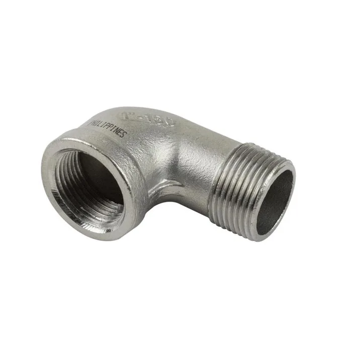 B&K Proline 1 in. MIP in. X 1 in. D FIP Stainless Steel 90 Degree Street Elbow
