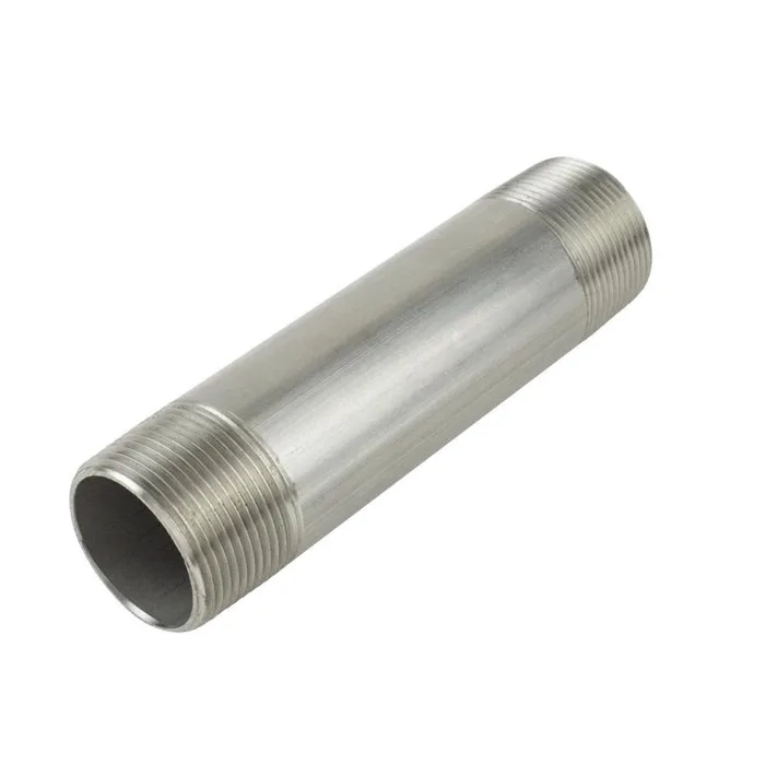 B&K Proline 1-1/4 in. MIP X 1-1/4 in. D MIP Stainless Steel 4 in. L Nipple