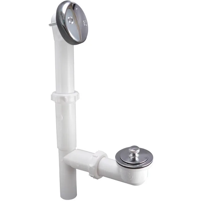 Keeney 1-1/2 in. D Chrome Plastic Bath Drain