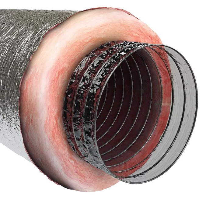 Imperial R6.0 25 ft. L X 8 in. D Silver Poly Duct