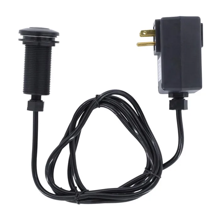 Danco Garbage Disposal Sink Top Switch Matte Black Plastic