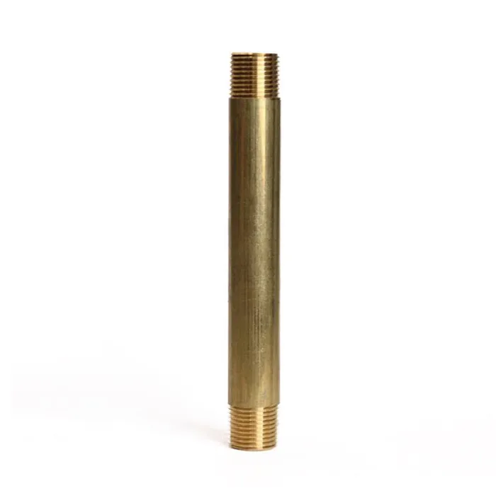 ATC 3/8 in. MPT X 3/8 in. D MPT Yellow Brass Nipple 5 in. L (Pack of 5)