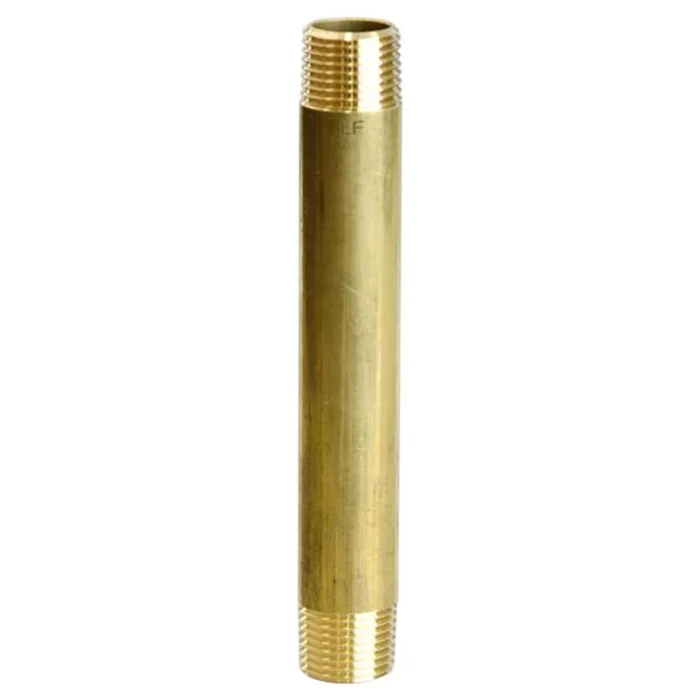 ATC 1/2 in. MPT X 1/2 in. D MPT Yellow Brass Nipple 5-1/2 in. L (Pack of 5)