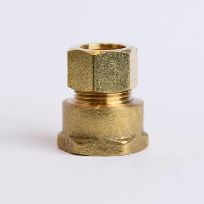 ATC 5/8 in. Compression X 3/4 in. D FPT Brass Coupling (Pack of 5)